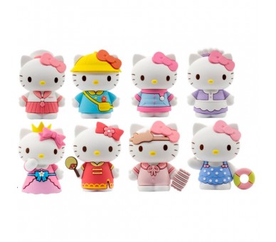 Figura hello kitty vestidos 1 unidad