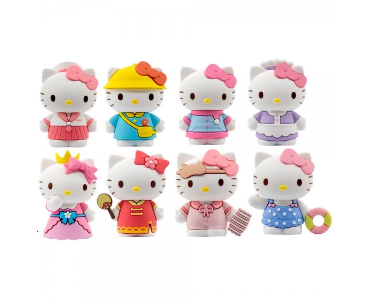 Figura hello kitty vestidos 1 unidad