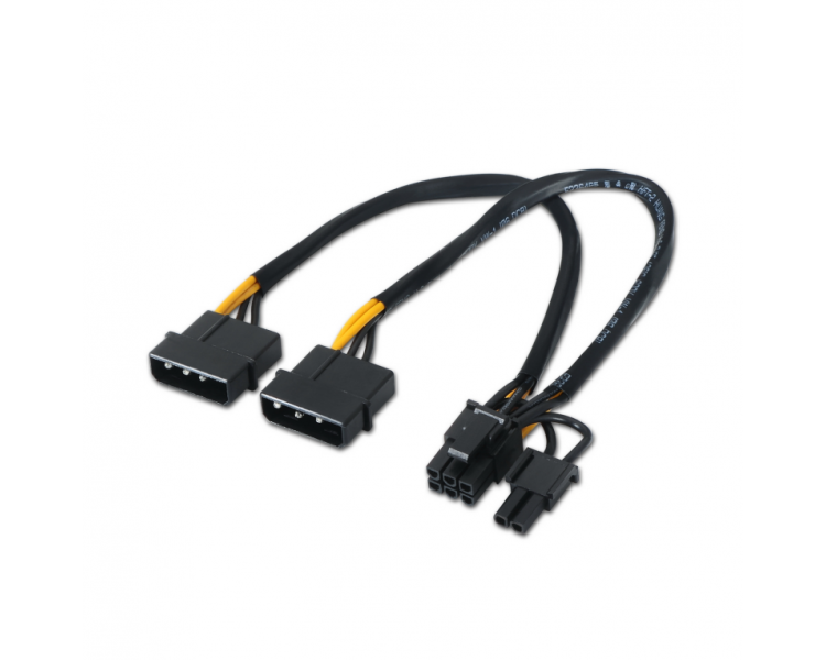 CABLE AISENS TARJETA GRaFICA 2XMOLEX 4PIN M PCI EMOLEX 62PIN M 20CM