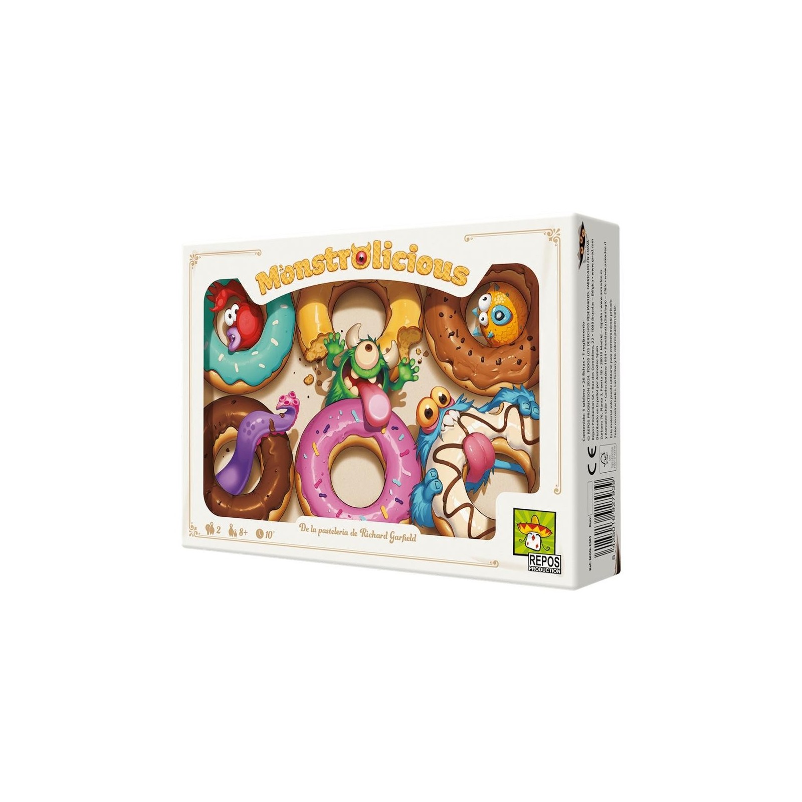 Juego mesa monstrolicious edad recomendada 8