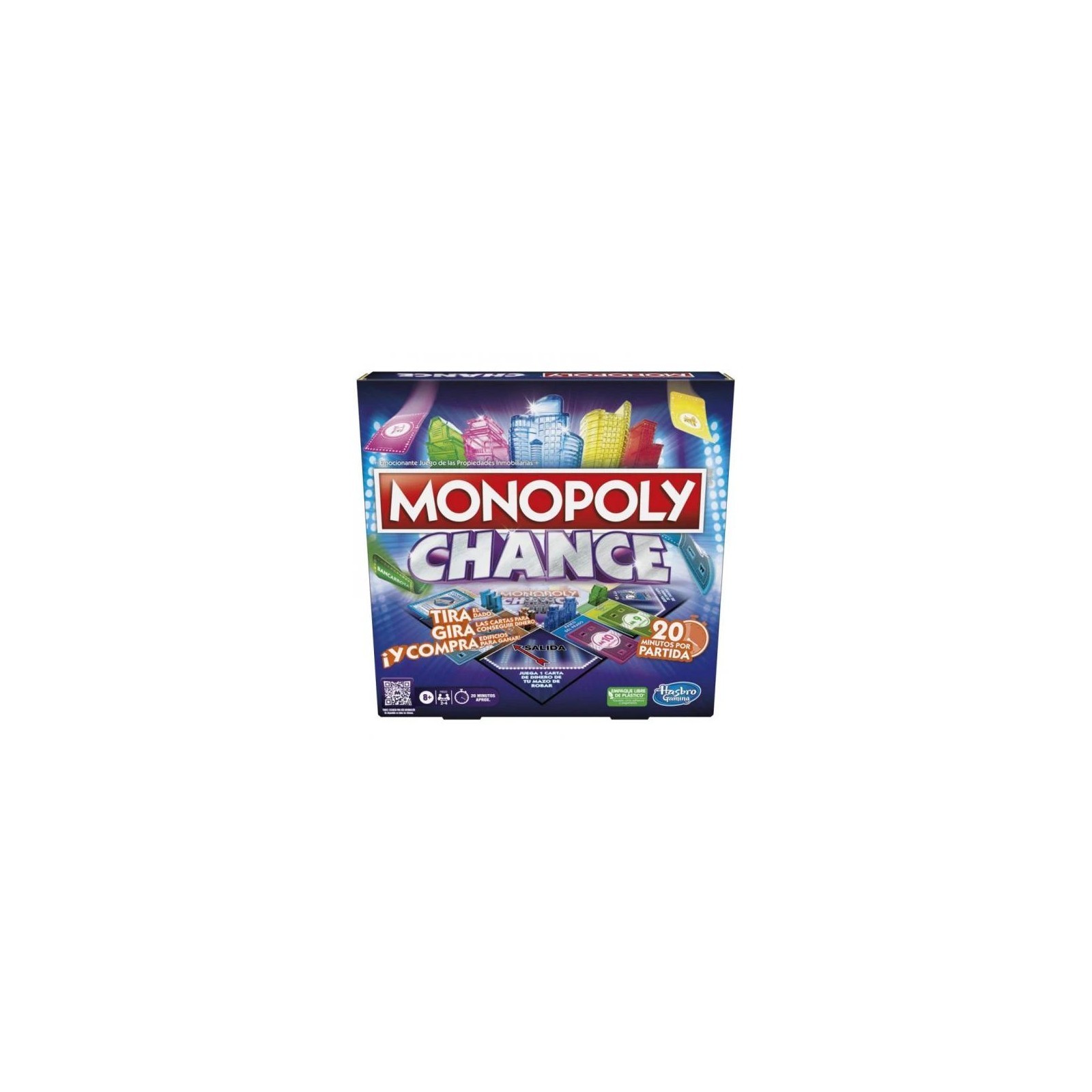 Juego mesa hasbro monopoly chance espanol