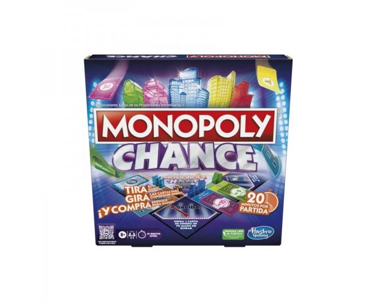 Juego mesa hasbro monopoly chance espanol