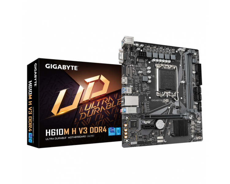 PLACA BASE GIGABYTE H610M H V3 1700 MATX 2XDDR4