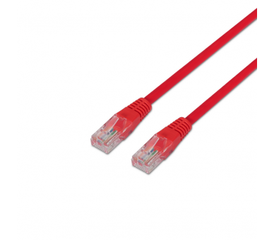 CABLE RED AISENS LATIGUILLO RJ45 CAT5E UTP AWG24 ROJO 10M