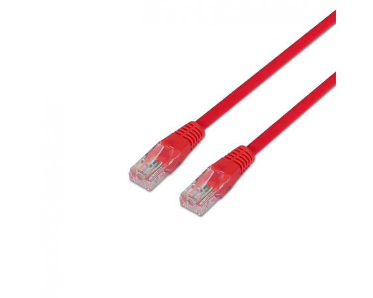 CABLE RED AISENS LATIGUILLO RJ45 CAT5E UTP AWG24 ROJO 10M