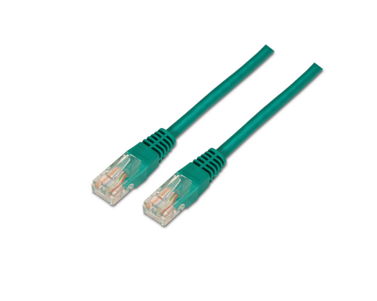 CABLE RED AISENS LATIGUILLO RJ45 CAT5E UTP AWG24 VERDE 20M