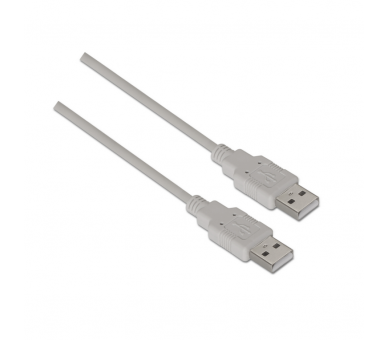 CABLE AISENS USB 20 TIPO A M A M BEIGE 20M