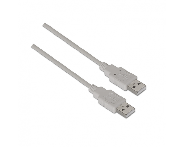 CABLE AISENS USB 20 TIPO A M A M BEIGE 20M