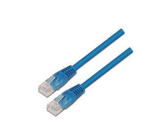 CABLE RED AISENS LATIGUILLO RJ45 CAT5E UTP AWG24 AZUL 05M