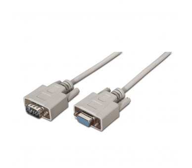 CABLE AISENS SERIE RS232 DB9 M DB9 H BEIGE 18M