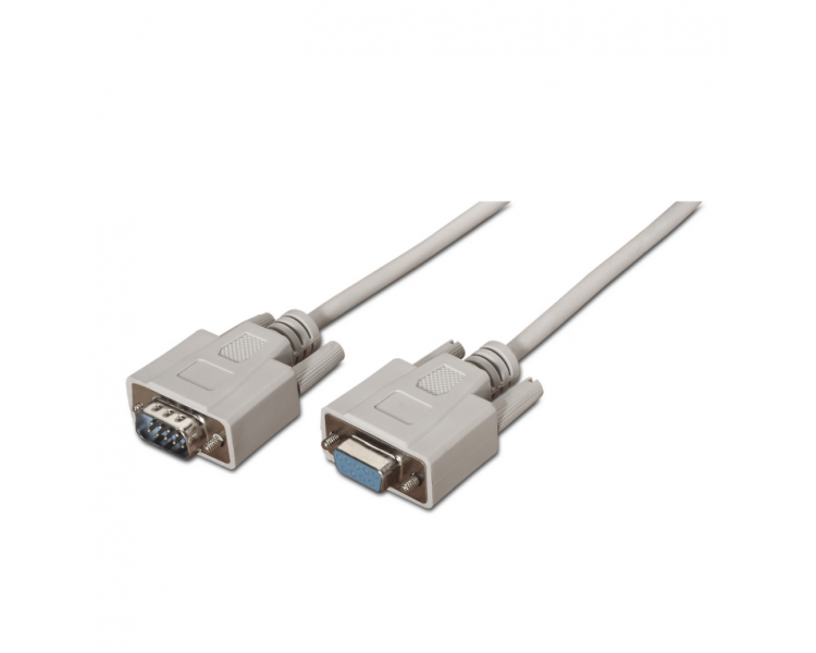 CABLE AISENS SERIE RS232 DB9 M DB9 H BEIGE 18M