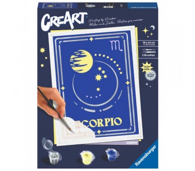 Kit pintar con numeros ravensburger creart