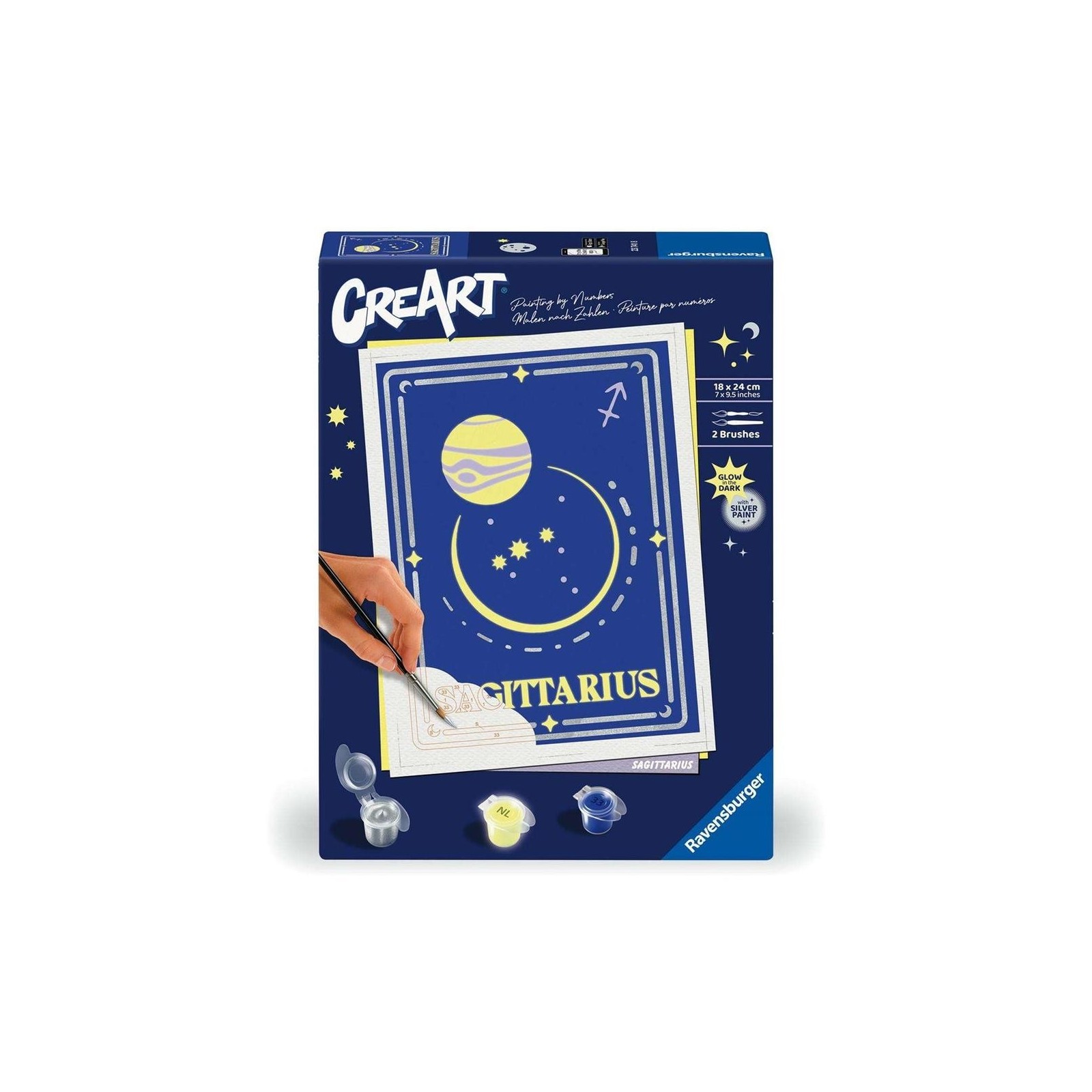 Kit pintar con numeros ravensburger creart