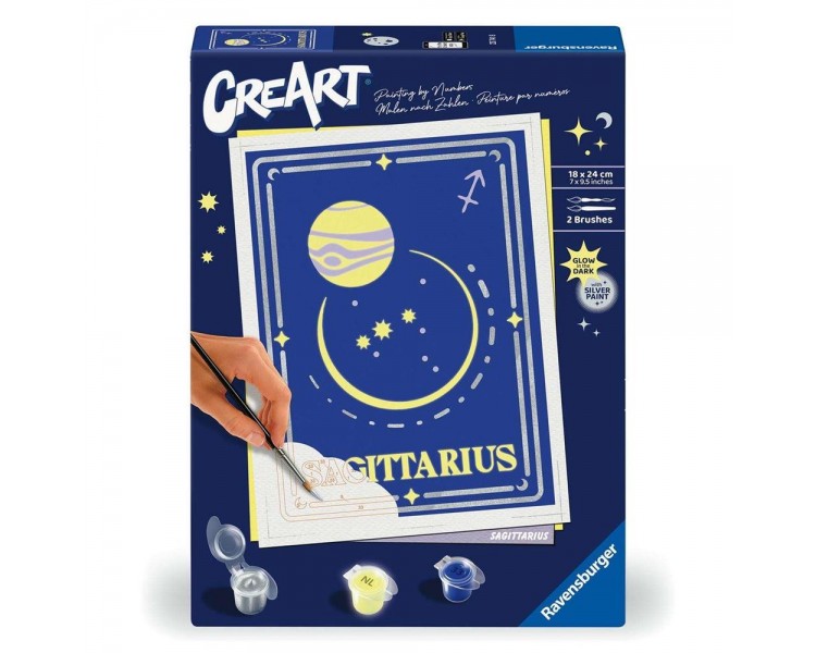 Kit pintar con numeros ravensburger creart