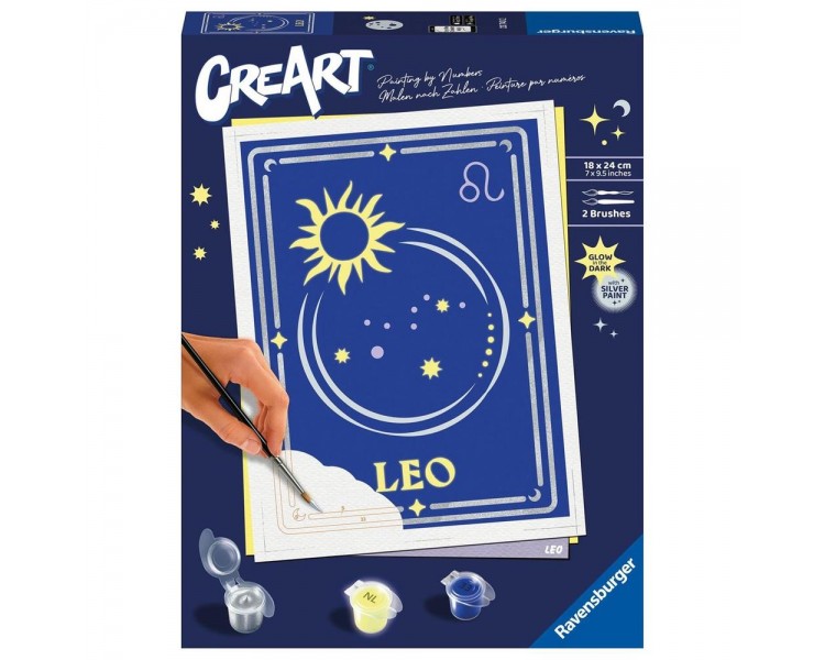 Kit pintar con numeros ravensburger creart