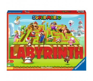 Juego mesa ravensburger labyrinth super mario