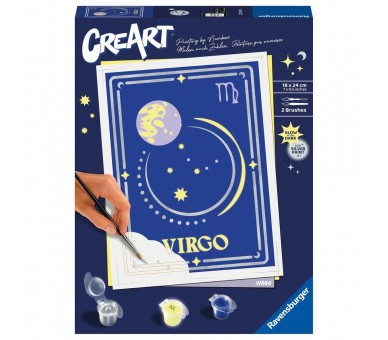 Kit pintar con numeros ravensburger creart