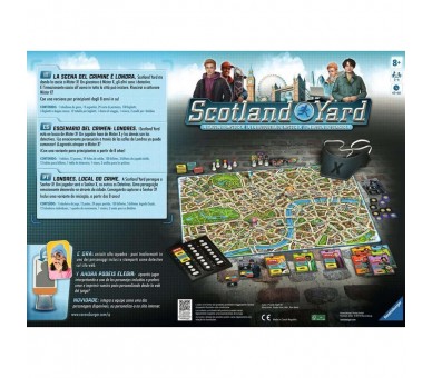 Juego mesa ravensburger scotland yard refresh