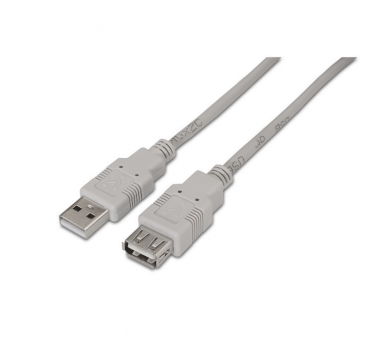 CABLE AISENS USB 20 TIPO A M A H BEIGE 30M