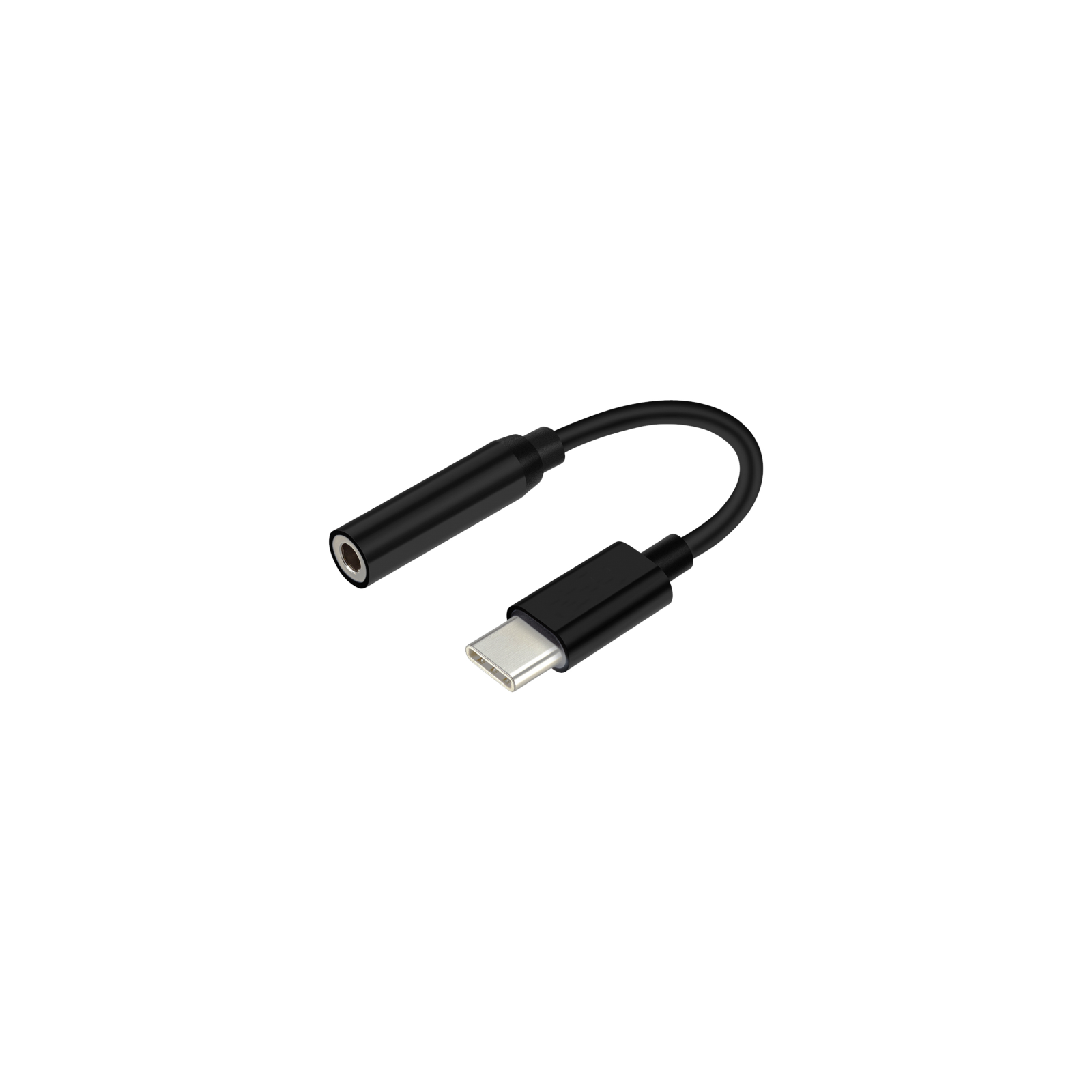 CONVERSOR AISENS USB C A AUDIO USB C M JACK 35 H NEGRO 15CM