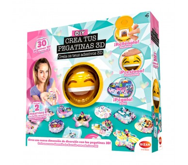 Crea tus pegatinas 3d