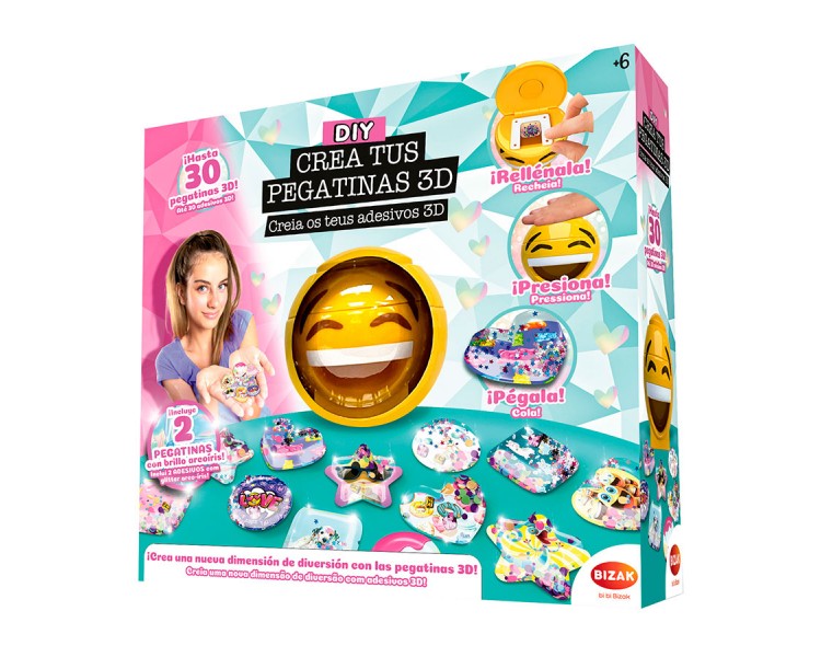 Crea tus pegatinas 3d