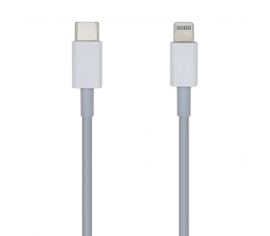 CABLE AISENS USB 20 LIGHTNING M USB C M PD BLANCO 20CM