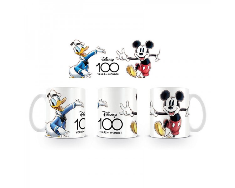 Taza pyramid disney mickey donald