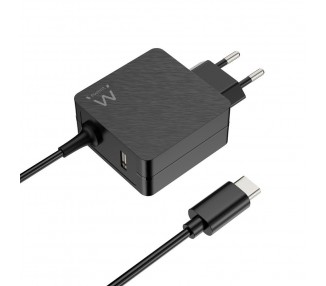 Cargador pared usb tipo c ewent