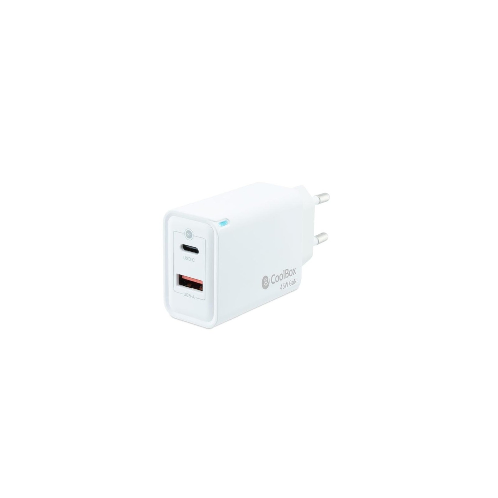 Cargador usb pared coolbox 45w usb