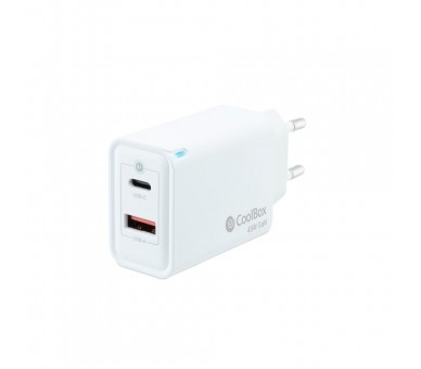 Cargador usb pared coolbox 45w usb