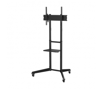 SOPORTE SUELO AISENS RUEDAS BANDEJA DVD PANTALLA 50KG 37 70