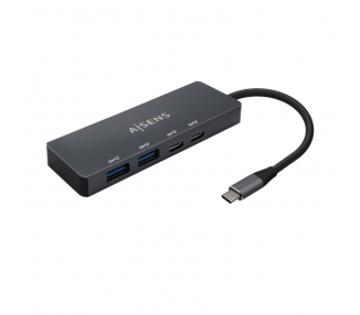 HUB AISENS USB 32 GEN1 5G USB C USB C M 2XUSB C H 2XUSB A H 15CM