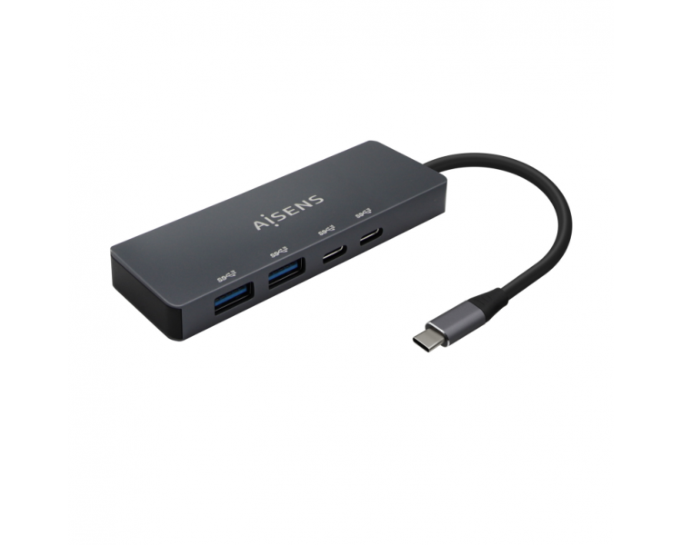 HUB AISENS USB 32 GEN1 5G USB C USB C M 2XUSB C H 2XUSB A H 15CM