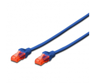 CABLE DE RED EWENT CAT 6 U UTP DE 50 METROS EN COLOR AZUL