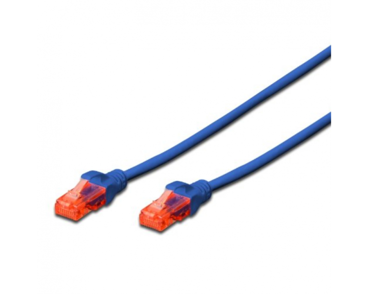 CABLE DE RED EWENT CAT 6 U UTP DE 50 METROS EN COLOR AZUL