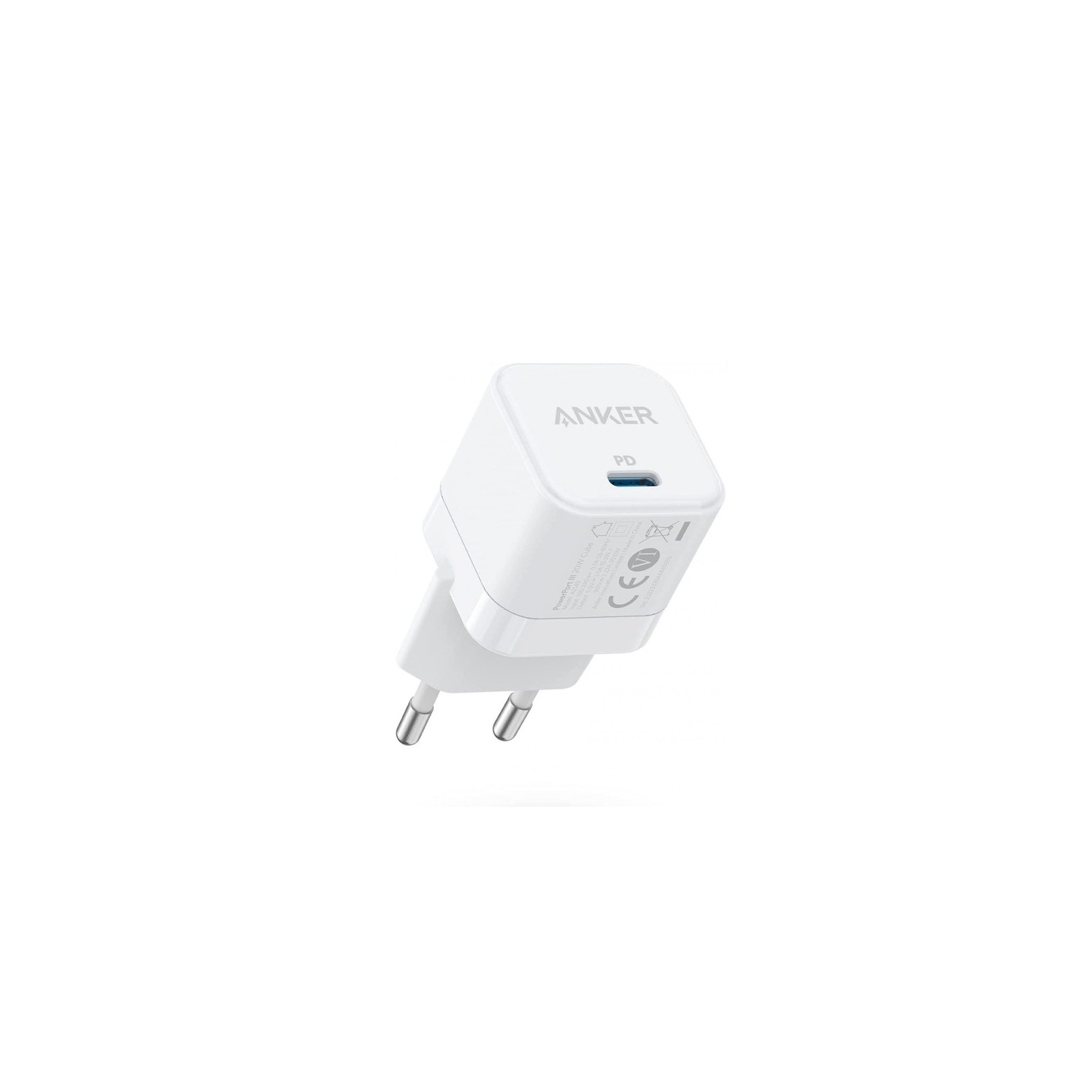 CARGADOR ANKER POWERPORT III 20W CUBO BLANCO