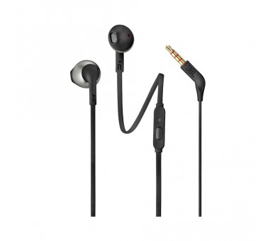 Auriculares intrauditivos jbl t205 black