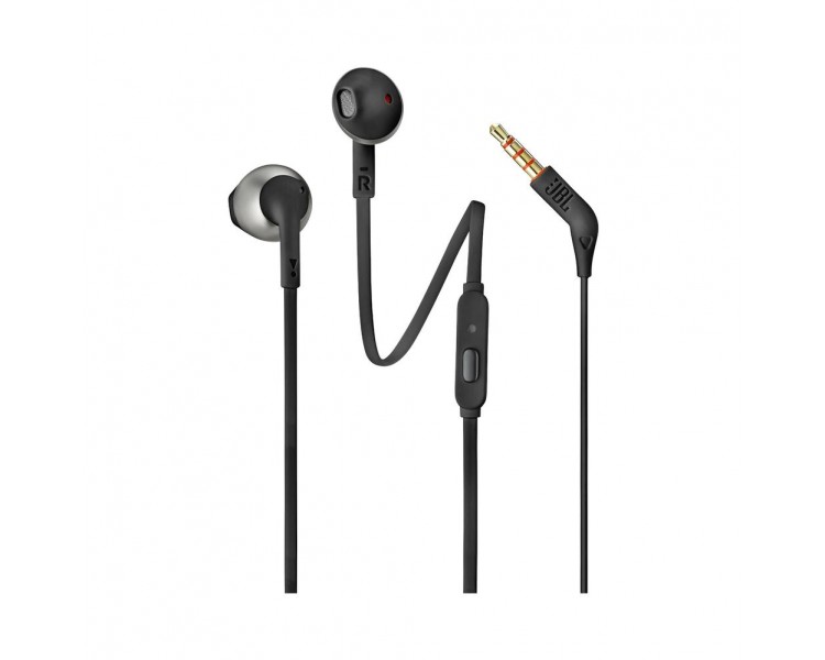 Auriculares intrauditivos jbl t205 black