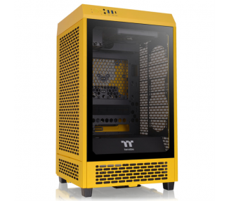 CAJA THERMALTAKE THE TOWER 200 BUMBLEBEE MINI ITX 2XUSBA 32 SIN FUENTE