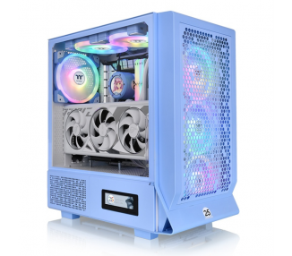 CAJA THERMALTAKE CERES 330 TG HYDRANGEA BLUE ARGB ATX 2XUSB 30 SIN FUENTE AZUL