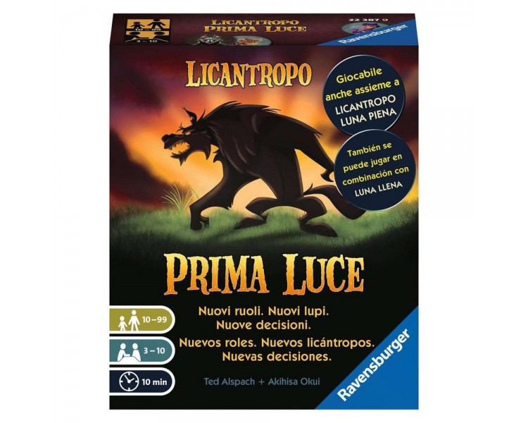 Juego mesa ravensburger licantropo prima luce