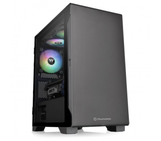 CAJA THERMALTAKE S100 BLACK MATX 1XUSB 30 SIN FUENTE NEGRO