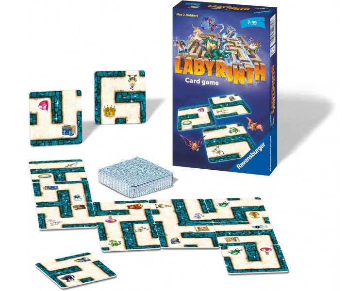 Juego cartas ravensburger labyrinth formato viaje