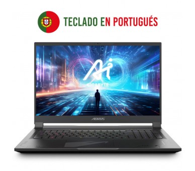 PORTATIL GIGABYTE AORUS 17X AXG 64PT665SH I9 13980HX 4080 32GB 2TB 17 W11H