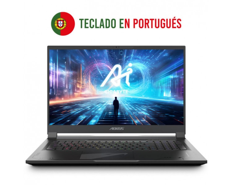 PORTATIL GIGABYTE AORUS 17X AXG 64PT665SH I9 13980HX 4080 32GB 2TB 17 W11H