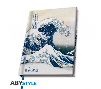 Cuaderno notas a5 abystyle hokusai la