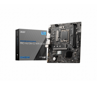 PLACA BASE MSI PRO H610M G WIFI 1700 MATX 2XDDR4