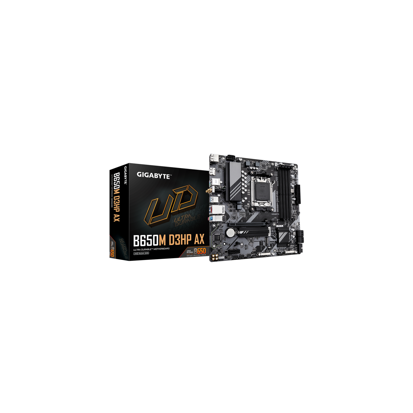 PLACA BASE GIGABYTE B650M D3HP AX AM5 MATX 4XDDR5