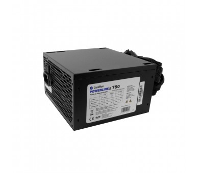 Fuente alimentacion coolbox powerline2 black 750 750w